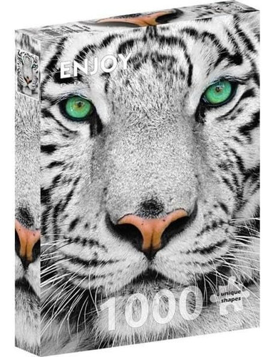 Enjoy Puzzle Rompecabezas Tigre Blanco Siberiano 1000 Pz