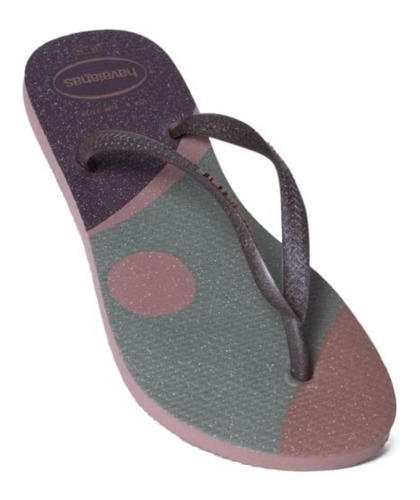 Ojotas De Mujer Havaianas Slim Palette Glow Crocus Rose