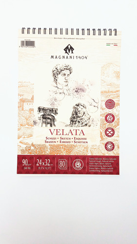 Block Para Sketch Magnani Velata 24x32cm 90g 20%algodón