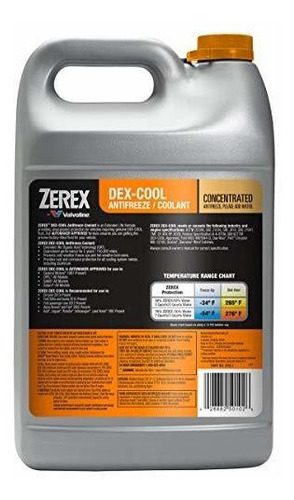 Imagen 3 de 3 de Zerex Dex-cool Tecnología De Ácido Orgánico Anticongelante /