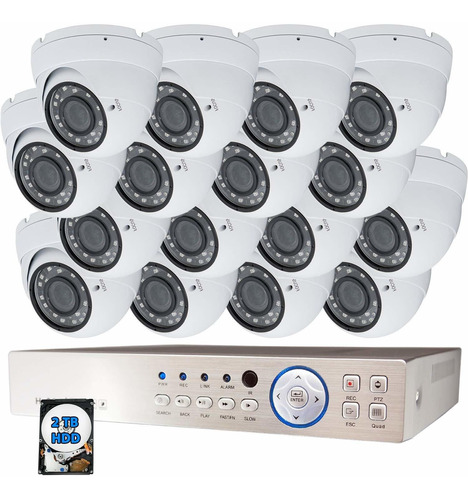 Evertech Canal Ahd Tiempo Real Dvr Grabacion Unidad Lente