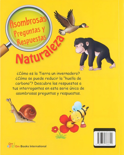Asombrosas Preguntas Y Respuestas - Naturaleza, De Kidz Om. Editorial Om Books International, Tapa Blanda, Edición 1 En Español, 2019