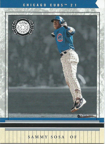 Barajita Sammy Sosa Fleer Patchworks 2003 #21 Cachorros 