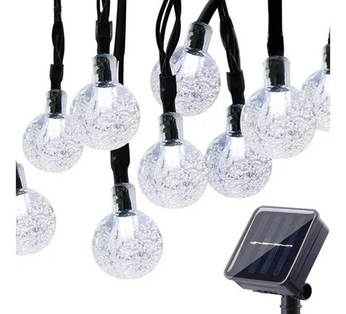 Guirnalda De Luces Solares Impermeables 100led 12m