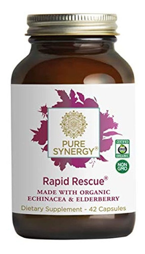 Pure Synergy Rapid Rescue (42 Cápsulas) Con Extractos