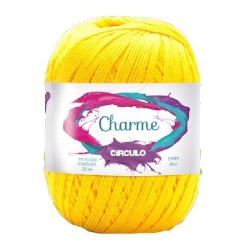 Fio Charme Círculo 150g 100% Algodão 396 M Croche Cor 1289