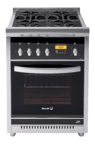 Cocina Industrial Morelli Cristal 600 Panel Touch Vidrio