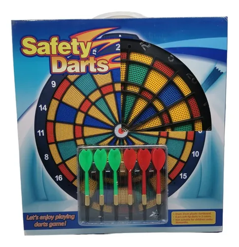 Tablero Tiro Al Blanco Dardos Bl-80a Safety Color Negro