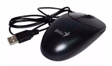 Mouse Optico Genius Xscroll 1500 Dpi De Cable Usb