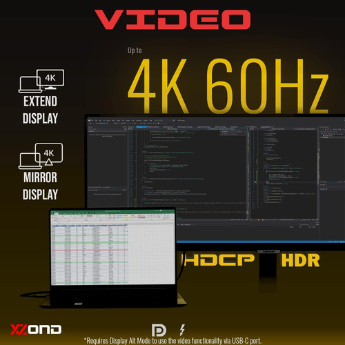 Cable Xzond Usb-c A Usb-c 32 Gen 2x2 Transferencia De Datos