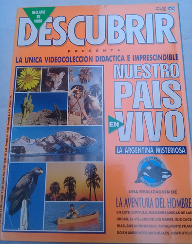Antigua Revista **descubrir ** Nº38 . Junio L 1994 (Usado)