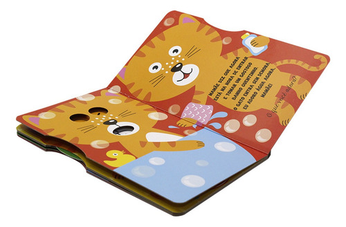 Imagem 4 de 7 de Livro Gire O Disco! Gato Toma Um Banho - Edit. Todo Livro