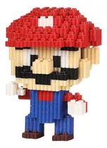 Comprar Juguete De Construcción Pixel Blocks De Mario Mario