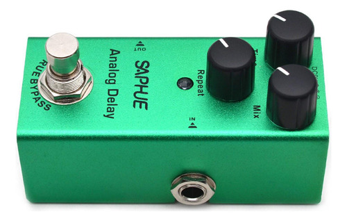 G Pedal De Guitarra Con Carcasa De Para Retardo Analógico