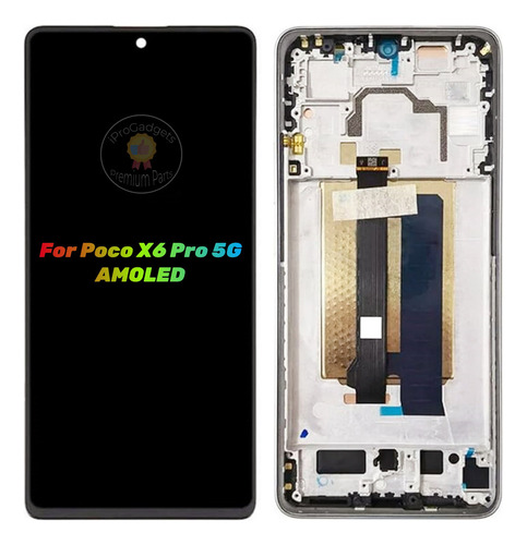 Pantalla Amoled Con Marco Para Poco X6 Pro 5g 2311drk48g
