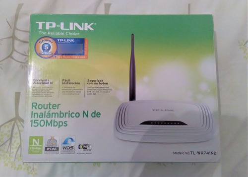 Router Inalámbrico N Tp-link  150 Mbps Tl-wr741nd