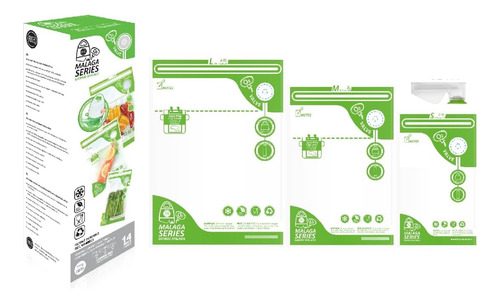 Bolsas De Almacenamiento De Alimentos Al Vacío Reutilizables
