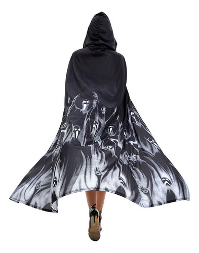 Disfraz De Skeleton Cloak Death Para Cosplay