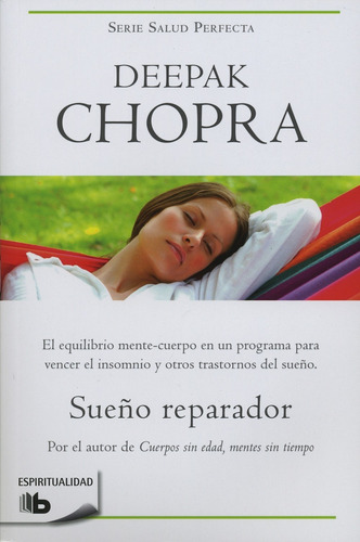 Sueño reparador, de Chopra, Deepak. Serie B de Bolsillo Editorial B de Bolsillo, tapa blanda en español, 2011