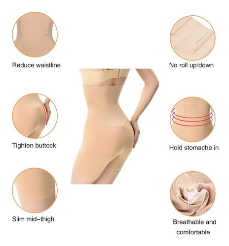 Alta Cintura Shapewear Ropa Interior Cuerpo Shaper Señora