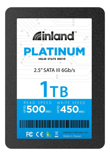 Inland Platinum 1tb Ssd Sata Iii 6gb/s 2.5 7mm Tlc 3d 