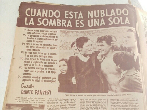 Revista Así 6/8/70 Albrecht Palito Ortega Dante Panzeri