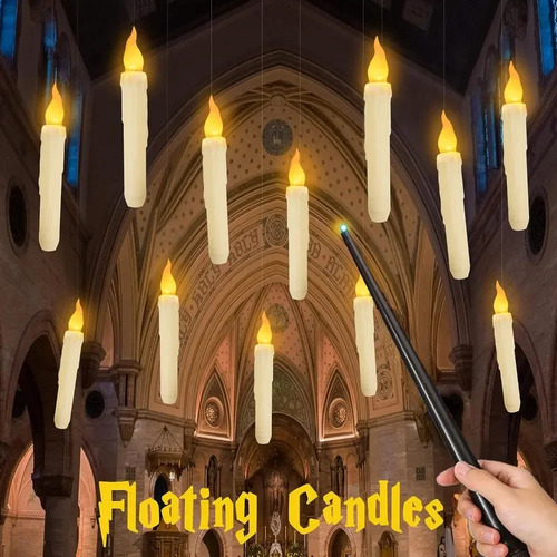Velas Led Flotantes Con Control Remoto Mágico