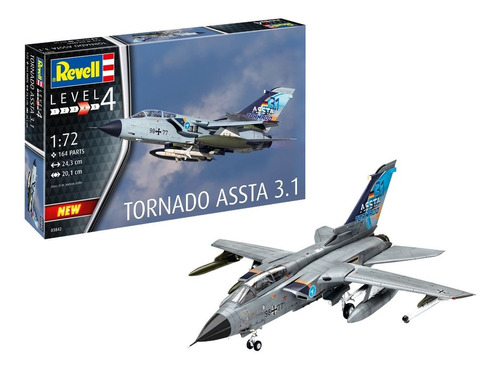 Kit de modelo Avión Tornado Assta 3.1 1/72 Revell