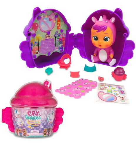 Muneca Cry Babies Magic Tears Casita Winged House Serie 2 