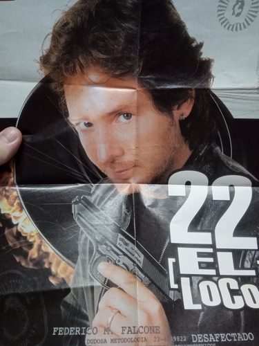 Póster De La Serie 22 El Loco De La Revista Tv Guía 2001.