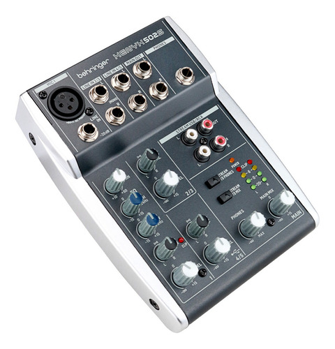 Mesa Som Behringer Xenyx 502s 5 Canais C/ Usb Tipo B Para Pc 100 - 240v