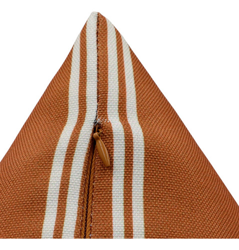 Set 4 Cojines Decorativos 45 Cm Relleno Cierre Sala Cama Naranja Oscuro Diferentes Diseños