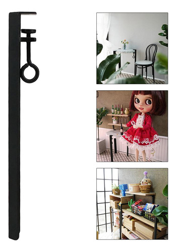 Soporte Ajustable Para Patas Con Abrazadera De Negro