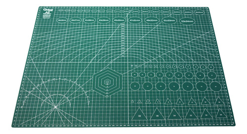 Tabla Plancha Corte A2 Pvc 3 Capas 60x45cm Color Verde