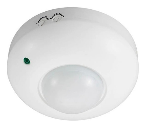 Imagen 2 de 10 de Sensor De Movimiento Infrarrojo 360° Sobreponer Techo Pared
