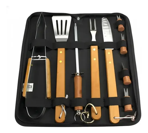 Kit Para Churrascos Conjunto Para Churrasco - 10 Unidades