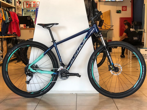 Bicicleta Audax Adx 100 Mtb 18v Shimano Alívio 2023 Azul