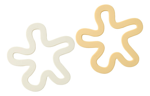 2x Tapetes De Silicona, 1 Pieza 1 Pieza Amarillo