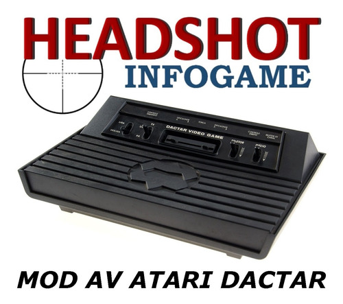 Serviço De Conversão Mod Av Atari Dactar 1 E 2, Dactari