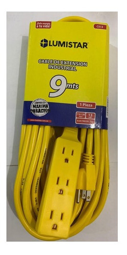 Extension Cable Industrial 9mts 3 Tomas