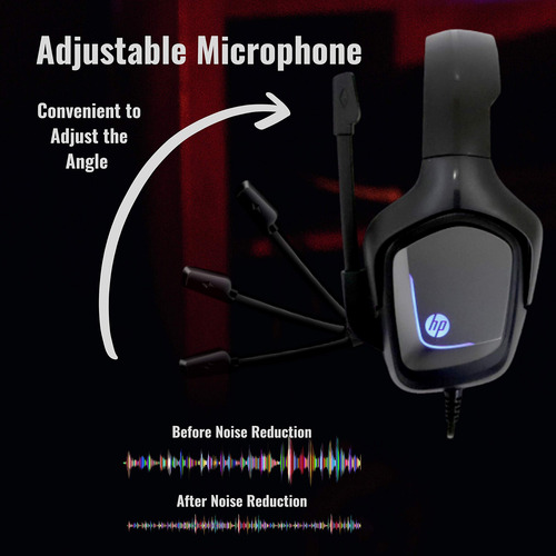 Auriculares Para Juegos Hp H220s Con Cable Usb