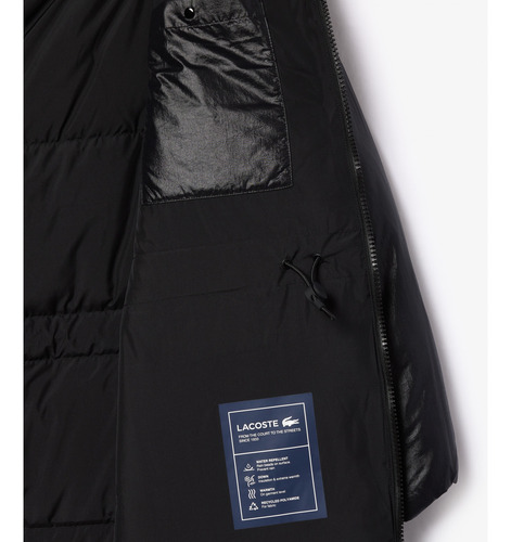 Campera Lacoste Larga Oversize De Plumón (Usado)