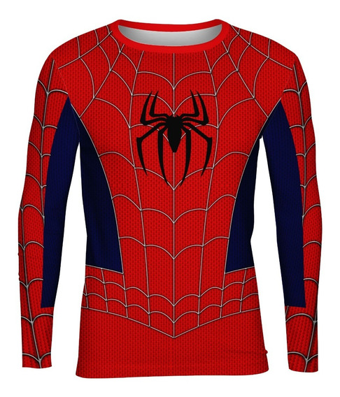 Introducir 89+ imagen playera de spiderman manga larga