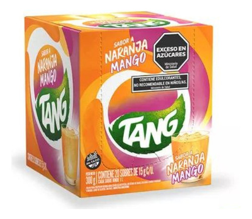 Jugo En Polvo Tang Sabor Naranja Mango X 20 Unidades