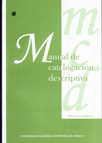 Manual De Catalogación Descriptiva