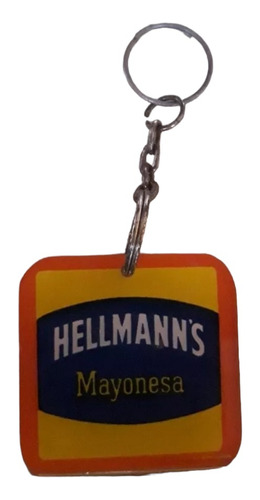 Llavero Publicidad Mayonesa Hellmann's,doble Faz.