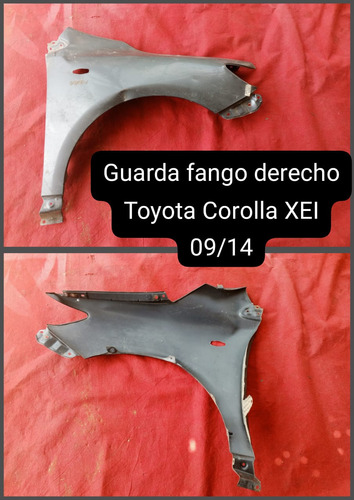 Guarda Fango Derecho Toyota Corolla Xei 09/14 Original 