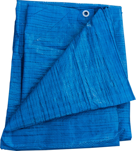 Lona Plástica Encerada Azul 9x5 Piscina Telhado Cobertura