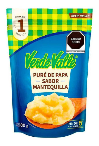 Puré De Papa Verde Valle Mantequilla 80g