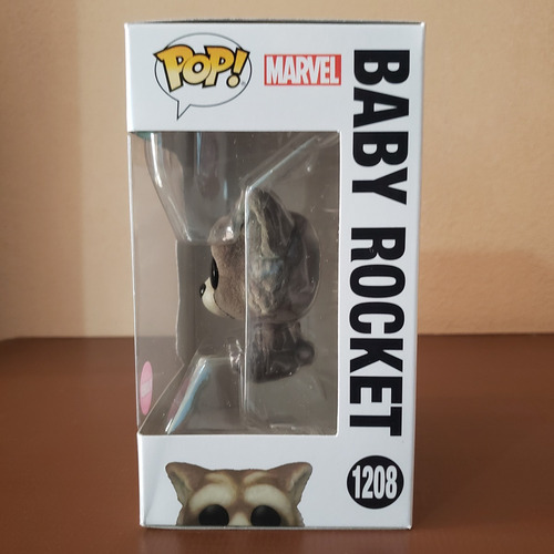 Funko Pop! Guardians Of The Galaxy Baby Rocket Flocked #1208 (Usado)